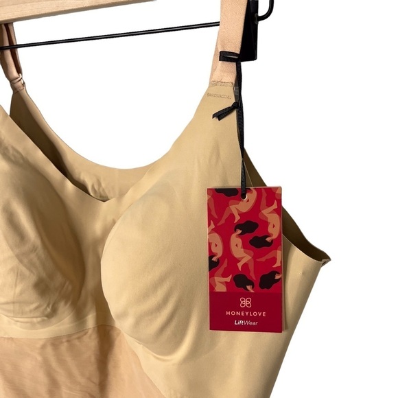 HoneyLove LiftWear Cami Shapewear Sand Size 2X Slimming Smoothing - Picture 3 of 8